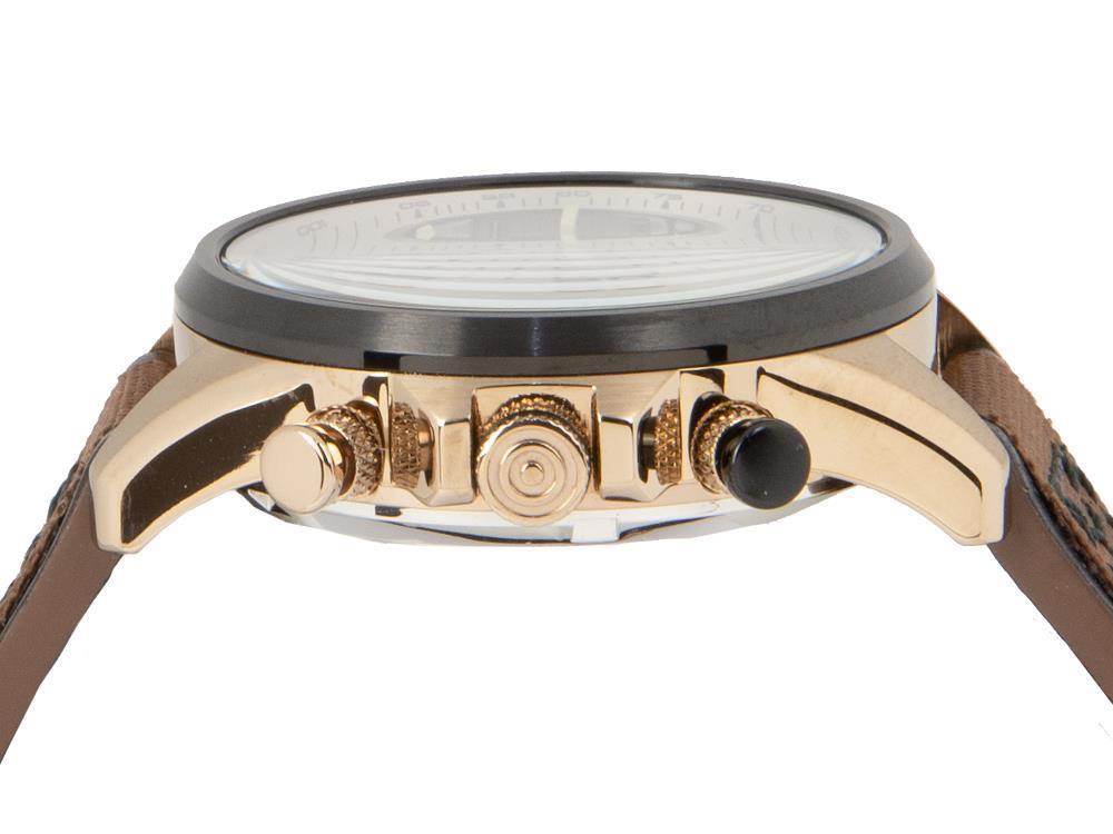 Reloj de Cuarzo AVI-8 Hawker Harrier II, PVD Oro, Negro, 43 mm, AV-4056-06