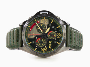 Reloj de Cuarzo AVI-8 P-51 Mustang Blakeslee Chronograph Leaf Green, AV-4077-05