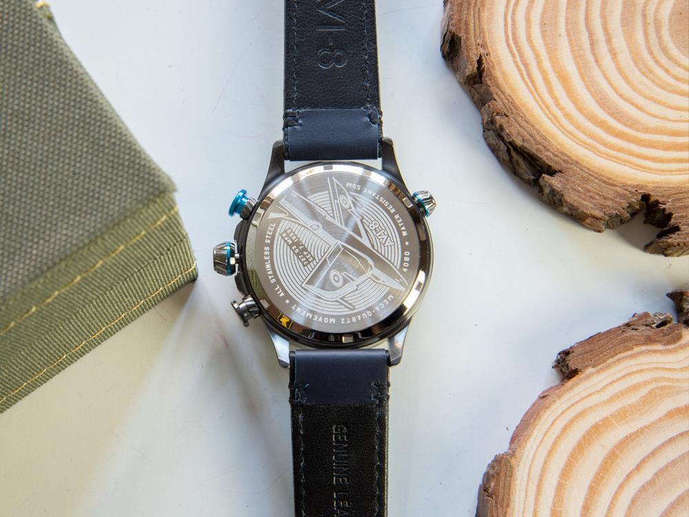 Reloj de Cuarzo AVI-8 Hawker Hunter Duke Chronograph Colerne, Gris, AV-4080-02