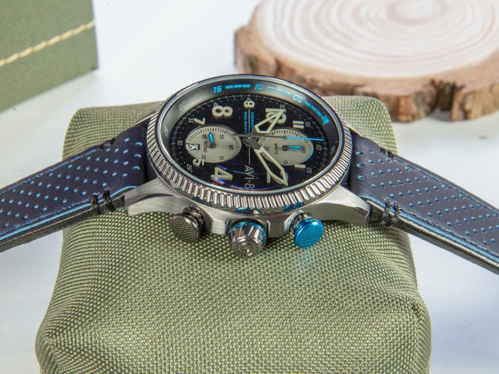 Reloj de Cuarzo AVI-8 Hawker Hunter Duke Chronograph Colerne, Gris, AV-4080-02