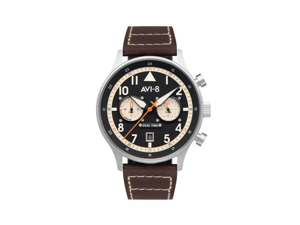Reloj de Cuarzo AVI-8 Hawker Hurricane Carey Dual Time Manston, AV-4088-01