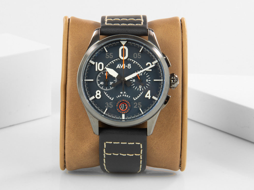 Reloj de Cuarzo AVI-8 Spitfire Lock Chronograph Channel Blue, 42 mm, AV-4089-04