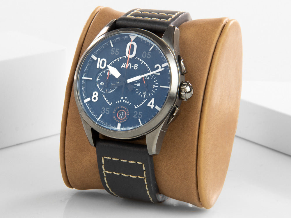 Reloj de Cuarzo AVI-8 Spitfire Lock Chronograph Channel Blue, 42 mm, AV-4089-04