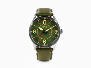 Reloj Automático AVI-8 Spitfire Smith Reading, Verde, 42 mm, AV-4090-03
