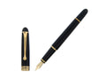 Pluma Estilográfica Aurora 88 Small, Resina, PVD Oro, 810