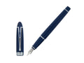 Estilográfica Aurora Ipsilon De Luxe Resina Azul B12CBM