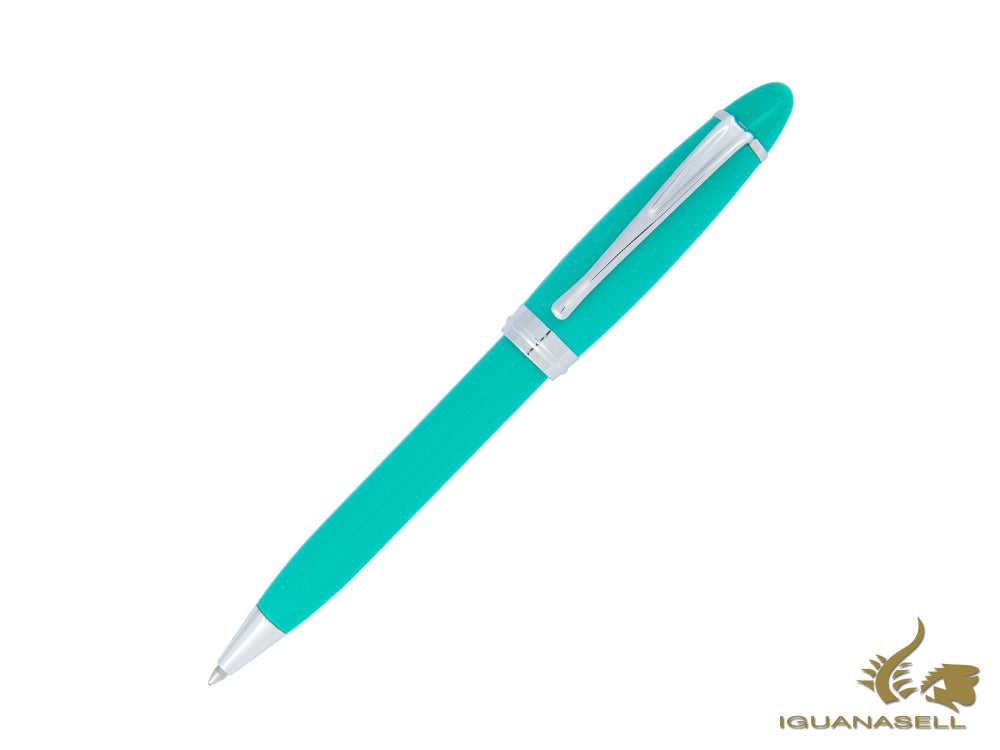 Bolígrafo Aurora Ipsilon Verano, Resina, Adornos Cromados, Verde, B31-CVS