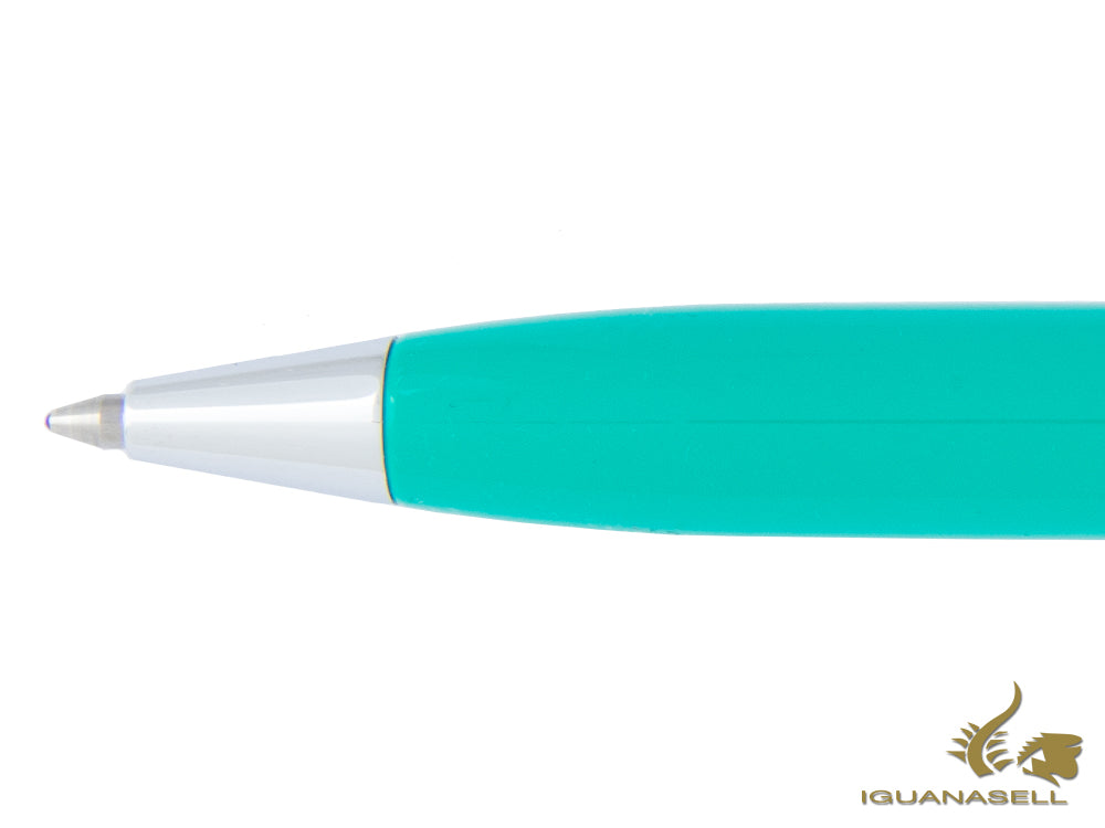 Bolígrafo Aurora Ipsilon Verano, Resina, Adornos Cromados, Verde, B31-CVS