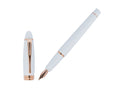 Pluma Estilográfica Aurora Ipsilon Invierno, Blanco, Oro Rosa, B11-PW