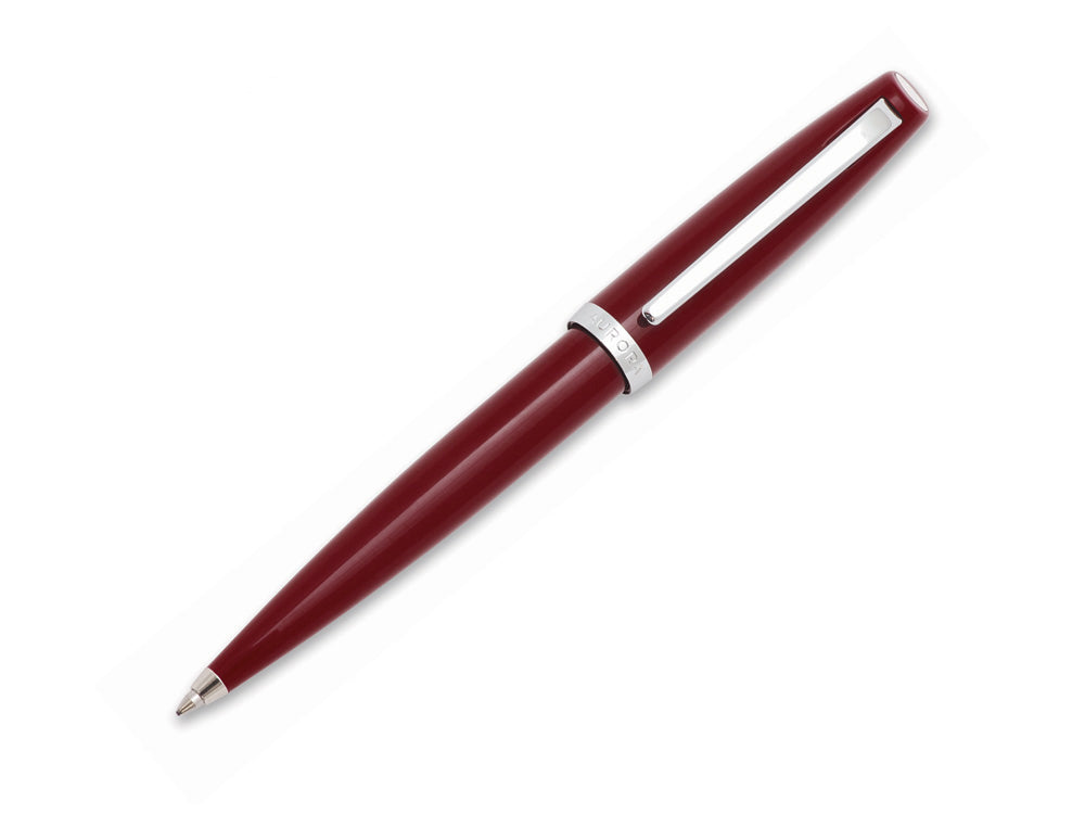 Bolígrafo Aurora Style, Resina, Adornos en plata, Rojo, E32PRP