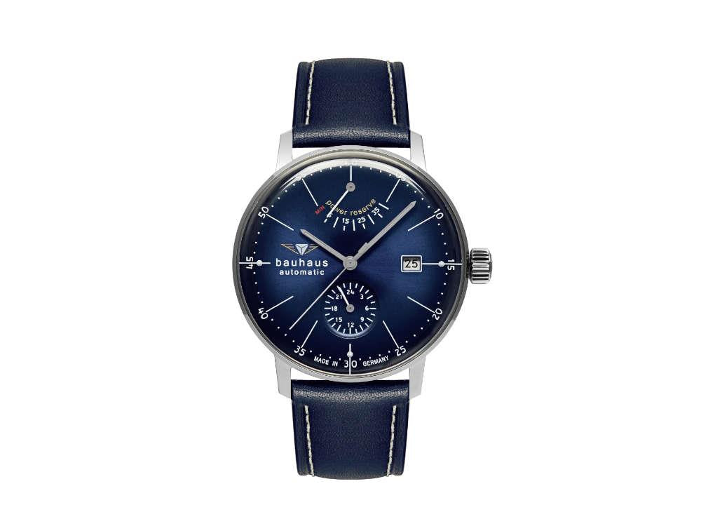 Reloj Automático Bauhaus Aviation Dessau, Azul, 41 mm, Miyota 9132, 2060-3