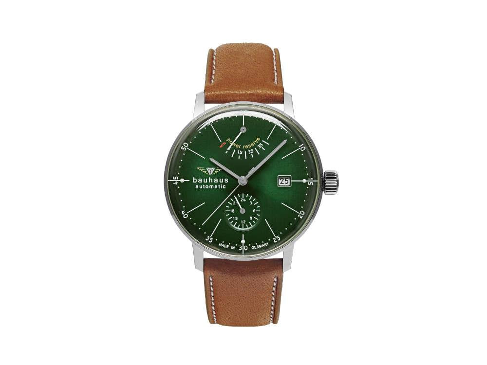 Reloj Automático Bauhaus Aviation Dessau, Verde, 41 mm, Miyota 9132, 2060-4