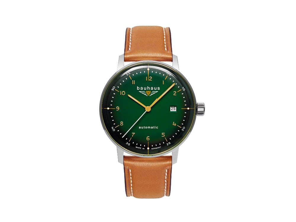 Reloj Automático Bauhaus Aviation Dessau, Verde, 40 mm, Miyota 8215, 2064-4