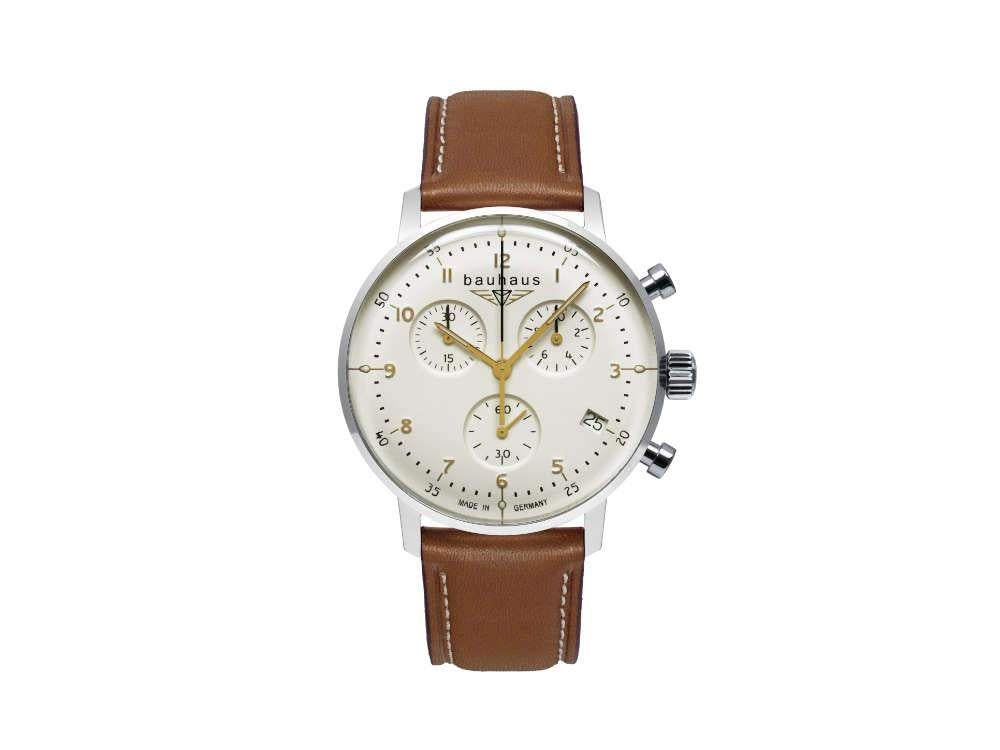 Reloj de Cuarzo Bauhaus Aviation Dessau, Verde, 41 mm, Cronógrafo, Día, 2096-1