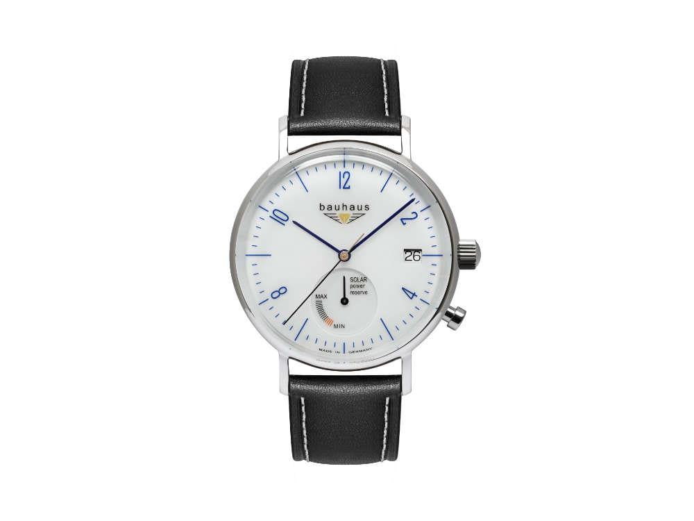 Reloj de Cuarzo Solar Bauhaus Pure con Indicador de Reserva, 41 mm, 2114-1