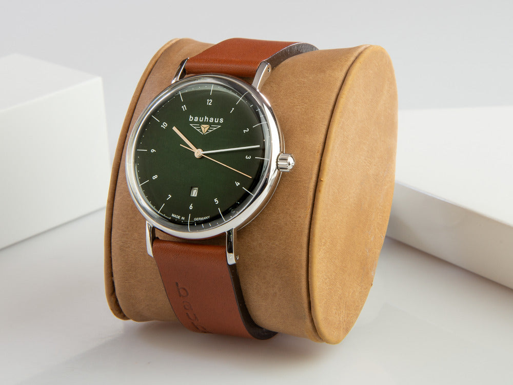 Reloj de Cuarzo Bauhaus, Verde, 41 mm, Día, 2140-4