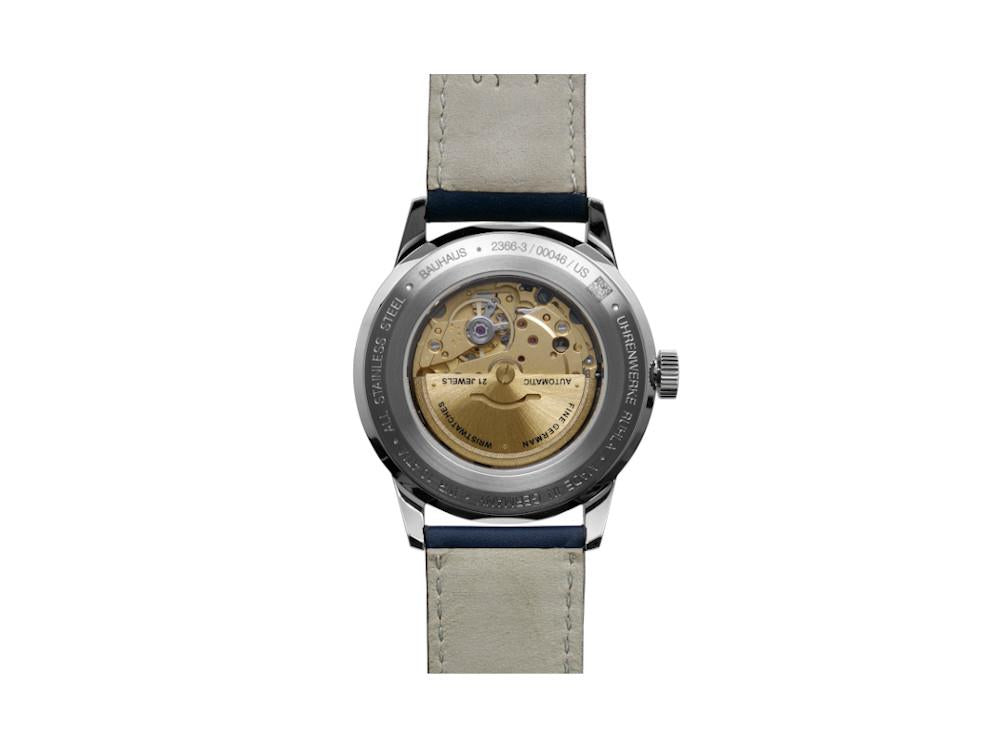 Reloj Automático Bauhaus Aviation G38, Azul, 42 mm, Día y fecha, 2366-3