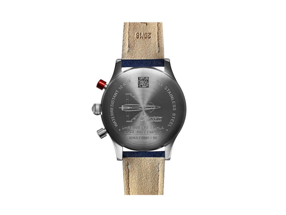 Reloj de Cuarzo Bauhaus Aviation, Azul, 41 mm, Cronógrafo, Día, 2576-3