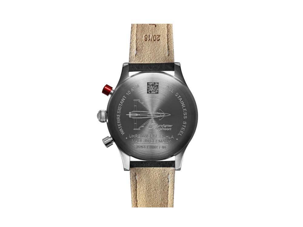 Reloj de Cuarzo Bauhaus Aviation, Rojo, 41 mm, Cronógrafo, Día, 2576-5