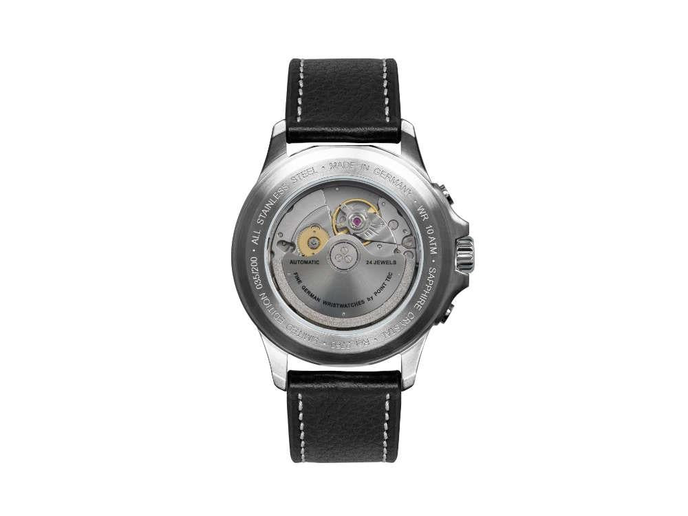 Reloj Automático Bauhaus Aviation Tornado, Negro, 40 mm, Miyota 9015, 2760-2