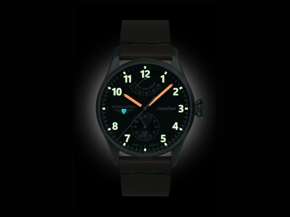 Reloj Automático Bauhaus Aviation Tornado, Negro, 42 mm, Día, 2790-5