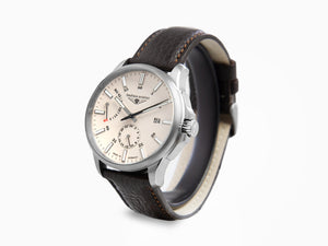 Reloj Automático Bauhaus Aviation, Titanio, Beige, 42 mm, Día, 2860-5
