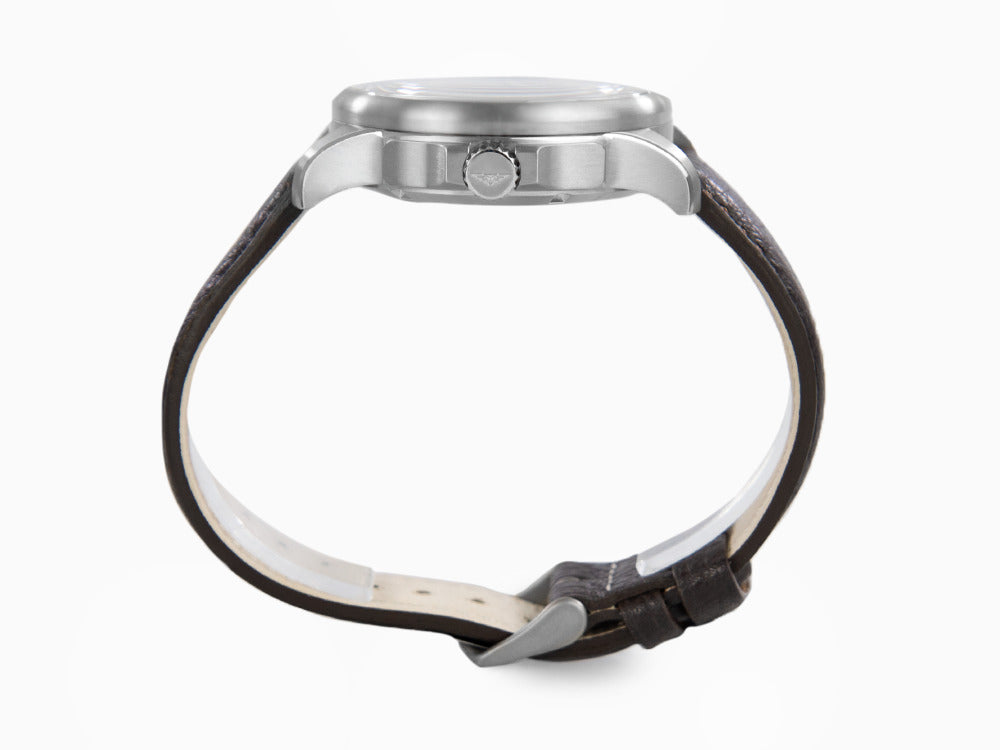 Reloj Automático Bauhaus Aviation, Titanio, Beige, 42 mm, Día, 2860-5