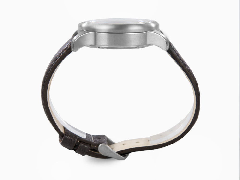 Reloj Automático Bauhaus Aviation, Titanio, Beige, 42 mm, Día, 2860-5