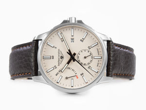 Reloj Automático Bauhaus Aviation, Titanio, Beige, 42 mm, Día, 2860-5