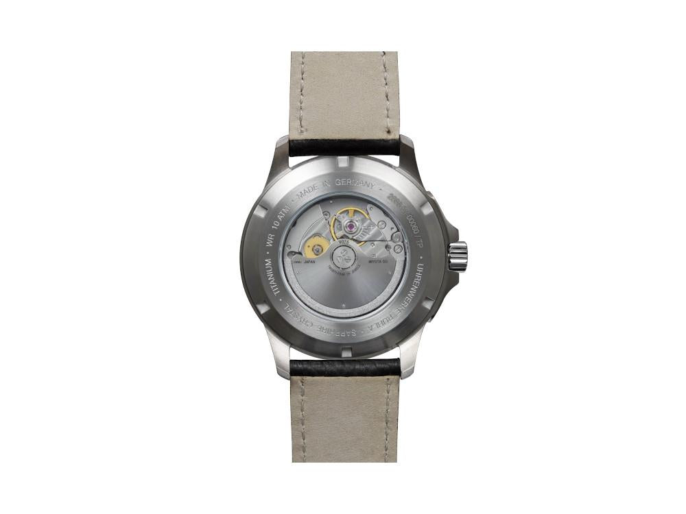 Reloj Automático Bauhaus Aviation Titanium, Blanco, 42 mm, Día, 2868-5