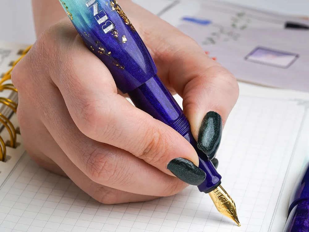 Pluma Estilográfica Benu Pixie Twilight Lagoon, Azul, 24.2.33.6.0