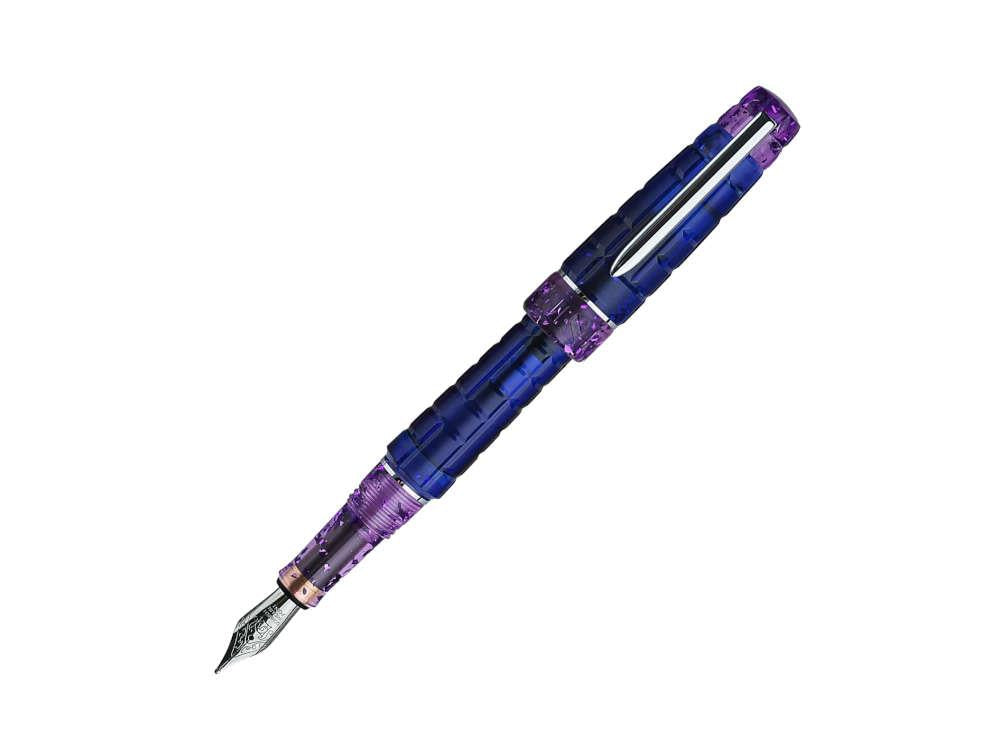 Pluma Estilográfica Benu Tessera Tanzanite, Resina, Morado, 25.2.2.5.0