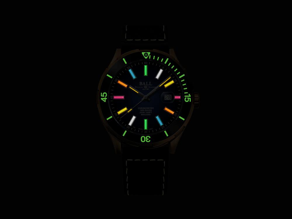 Reloj Automático Ball Roadmaster M Marvelight Bronze, DD3072B-L3CJ-BER