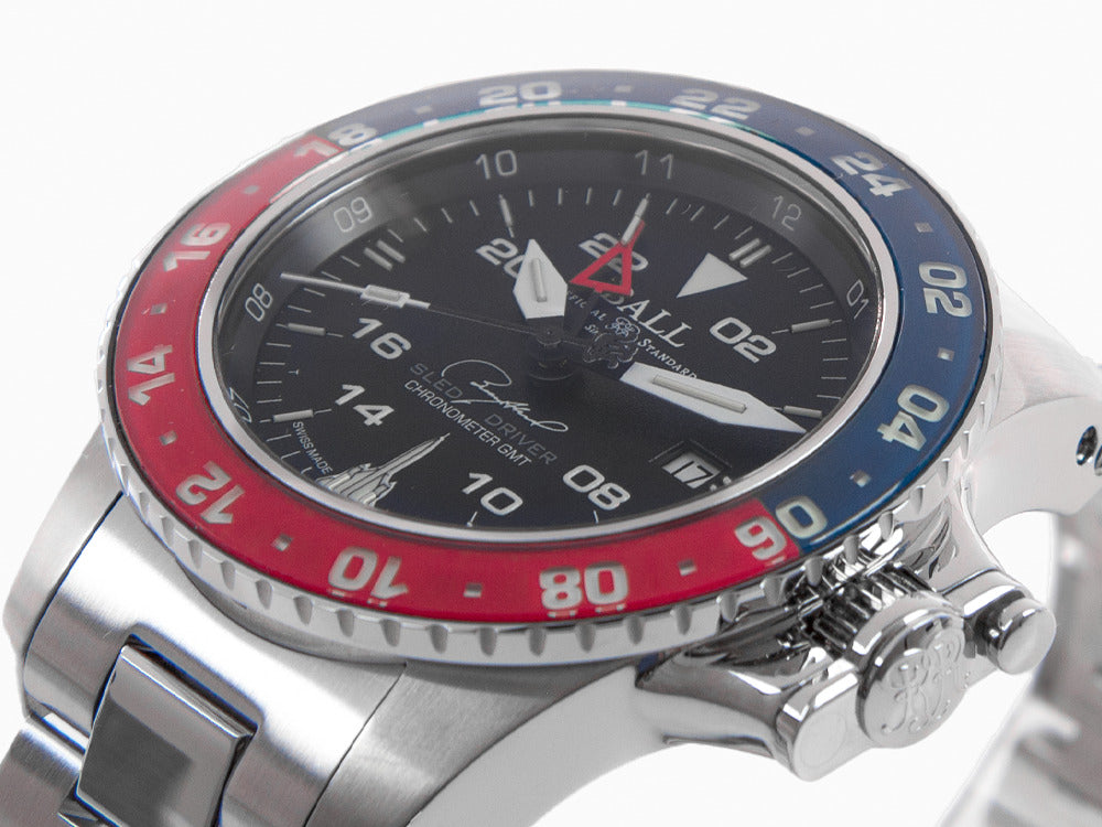 Reloj Automático Ball Engineer Hydrocarbon AeroGMT Sled Driver, DG2018C-S18C-BK