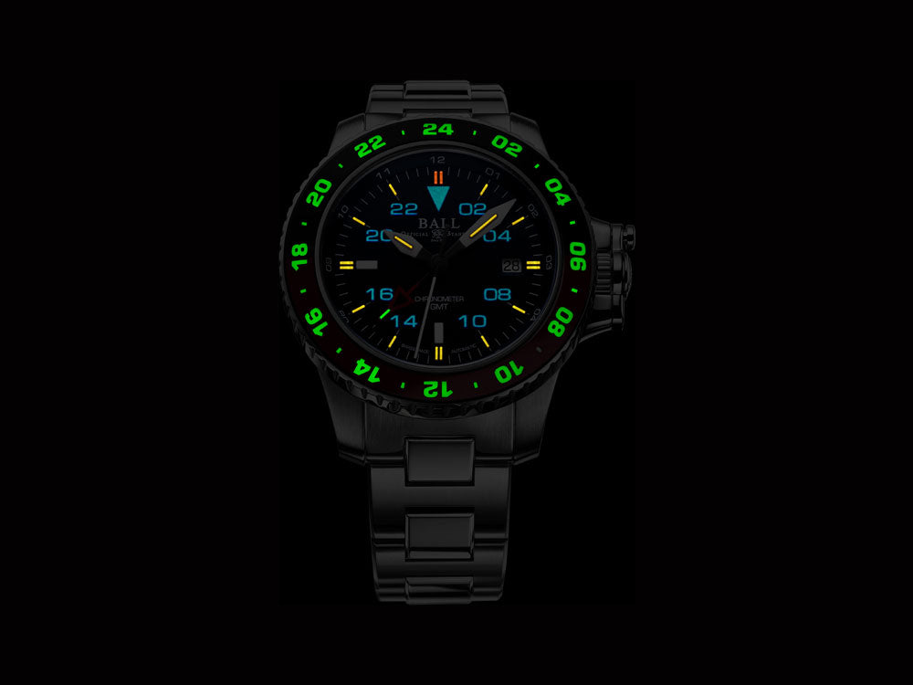 Reloj Automático Ball Engineer Hydrocarbon AeroGMT II COSC, DG2018C-S3C-BK