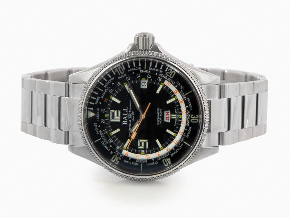 Reloj Automático Ball Engineer Master II Diver Worldtime, COSC, DG2232A-SC-BK