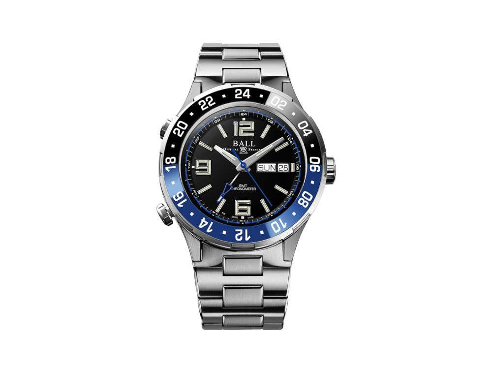 Reloj Automático Ball Roadmaster Marine GMT, Edición Limitada, DG3000A-S1CJ-BK