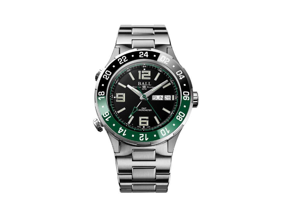 Reloj Automático Ball Roadmaster Marine GMT, Edición Limitada, DG3000A-S2C-BK
