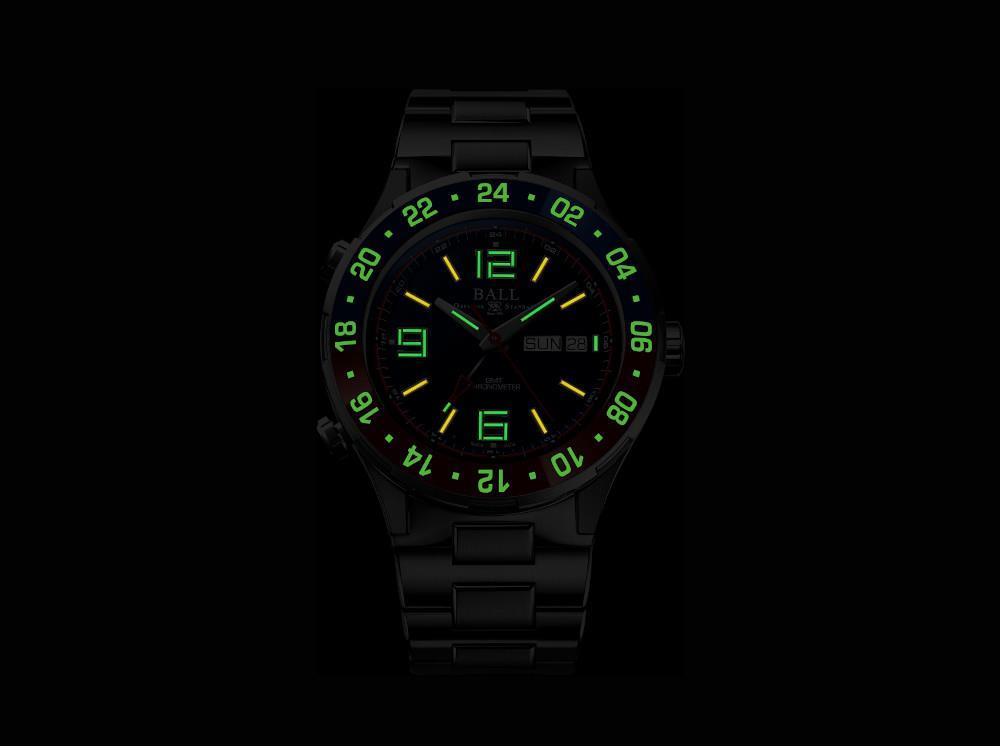 Reloj Automático Ball Roadmaster Marine GMT, Edición Limitada, DG3000A-S4C-BE