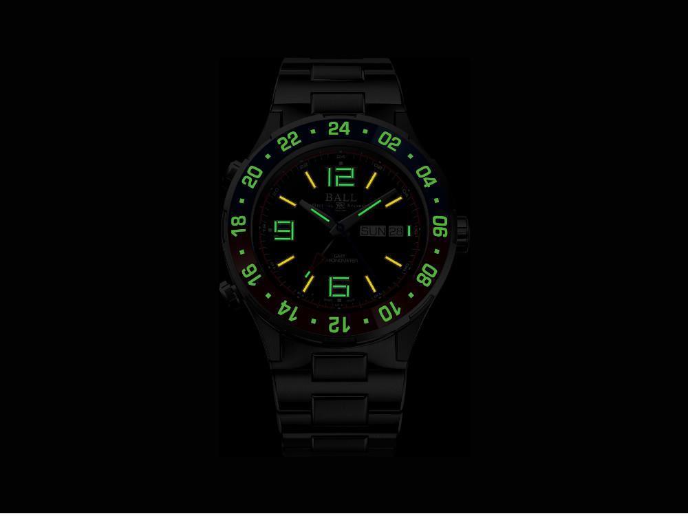 Reloj Automático Ball Roadmaster Marine GMT, Edición Limitada, DG3000A-S4C-BK