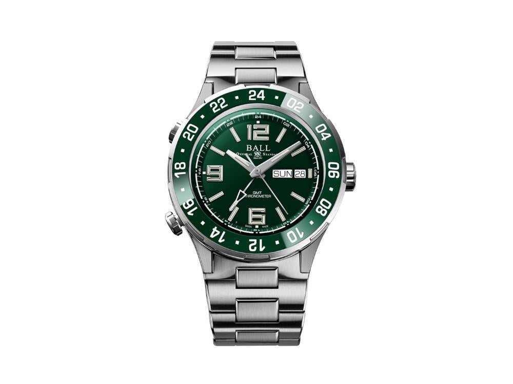 Reloj Automático Ball Roadmaster Marine GMT, Edición Limitada, DG3000A-S5C-GR