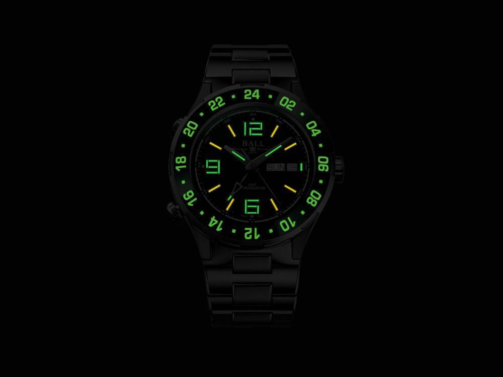 Reloj Automático Ball Roadmaster Marine GMT, Edición Limitada, DG3000A-S5C-GR