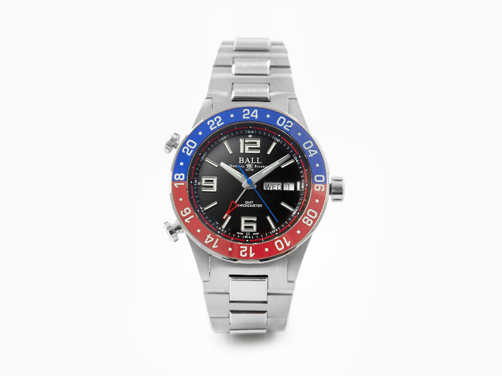 Reloj Automático Ball Roadmaster Marine GMT, Ed. Limitada, COSC, DG3030B-S4C-BK