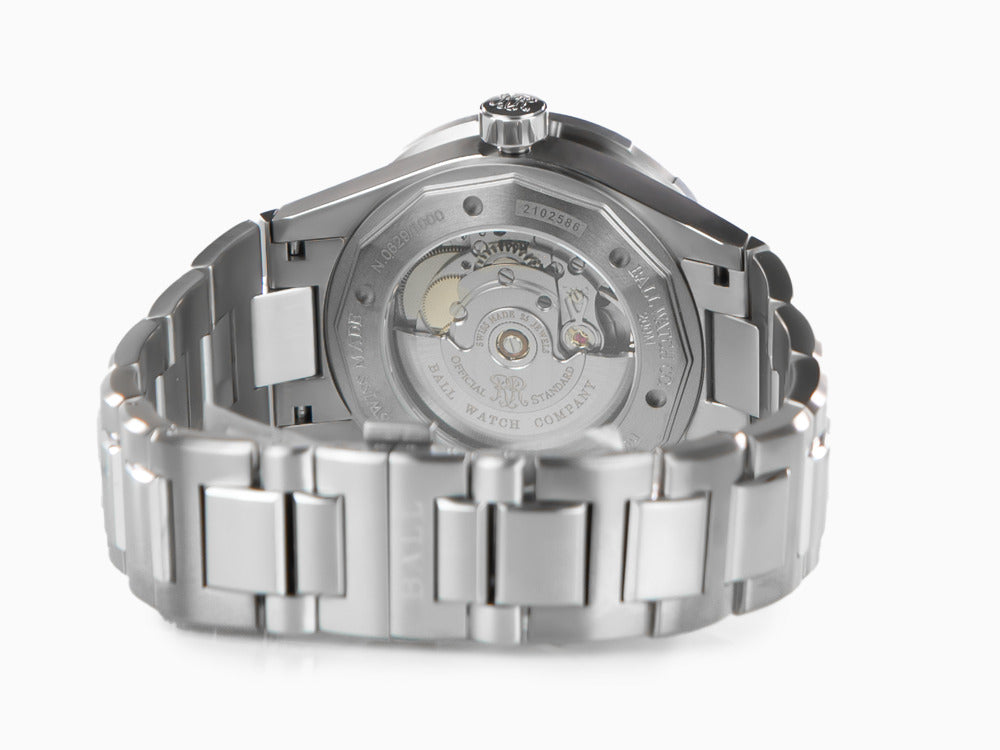 Reloj Automático Ball Roadmaster Marine GMT, Negro, 40 mm, E.L., DG3030B-S6CJ-BK