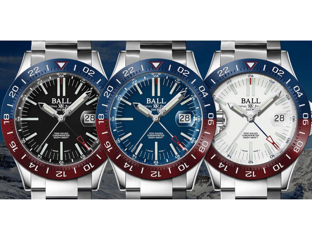 Reloj Automático Ball Engineer III Outlier GMT, Negro, 40 mm, DG9002B-S2C-BK