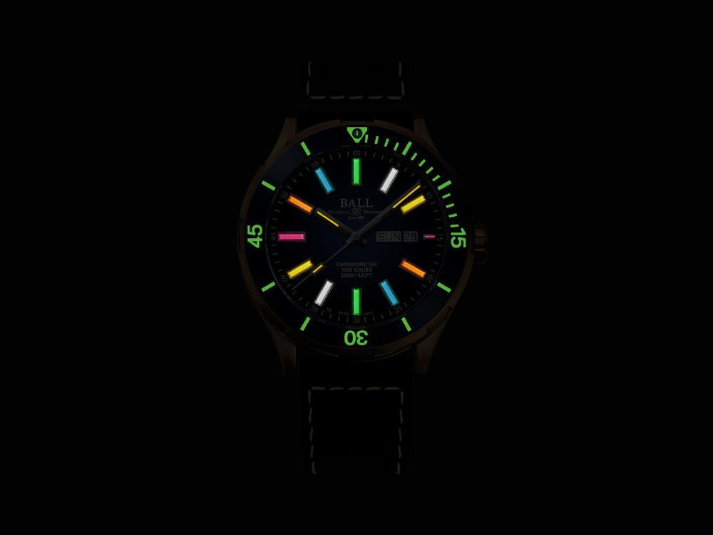 Reloj Automático Ball Roadmaster Marvelight Bronze, DM3070B-L3CJ-BER