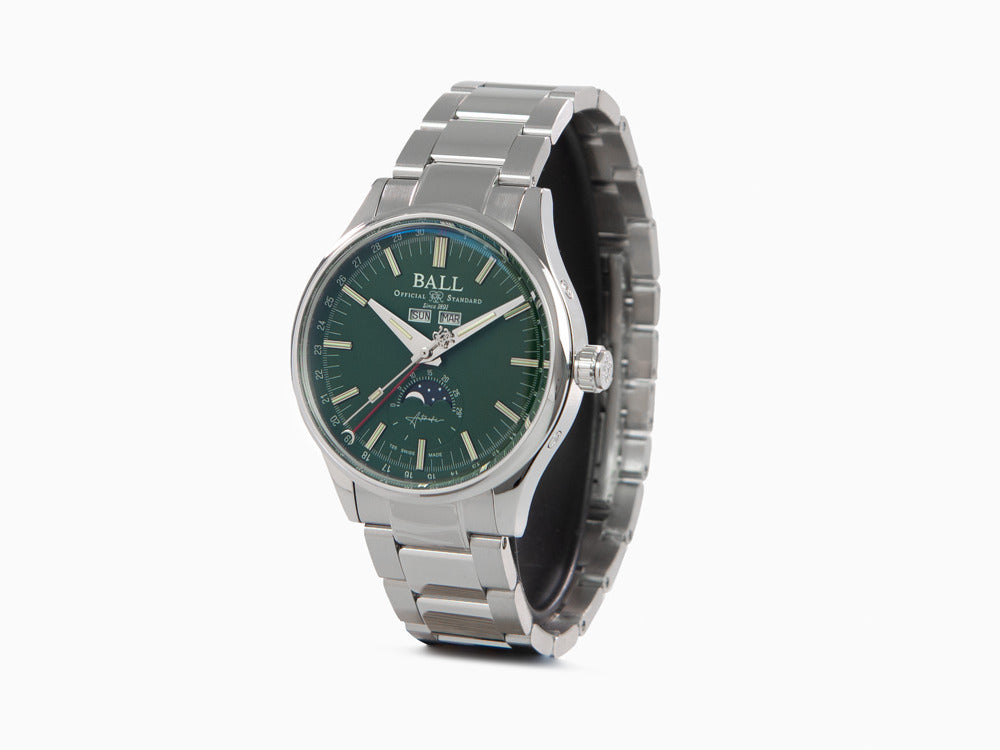 Reloj Automático Ball Engineer II Moon Calendar, Grün, 40mm, NM3016C-S1J-GR