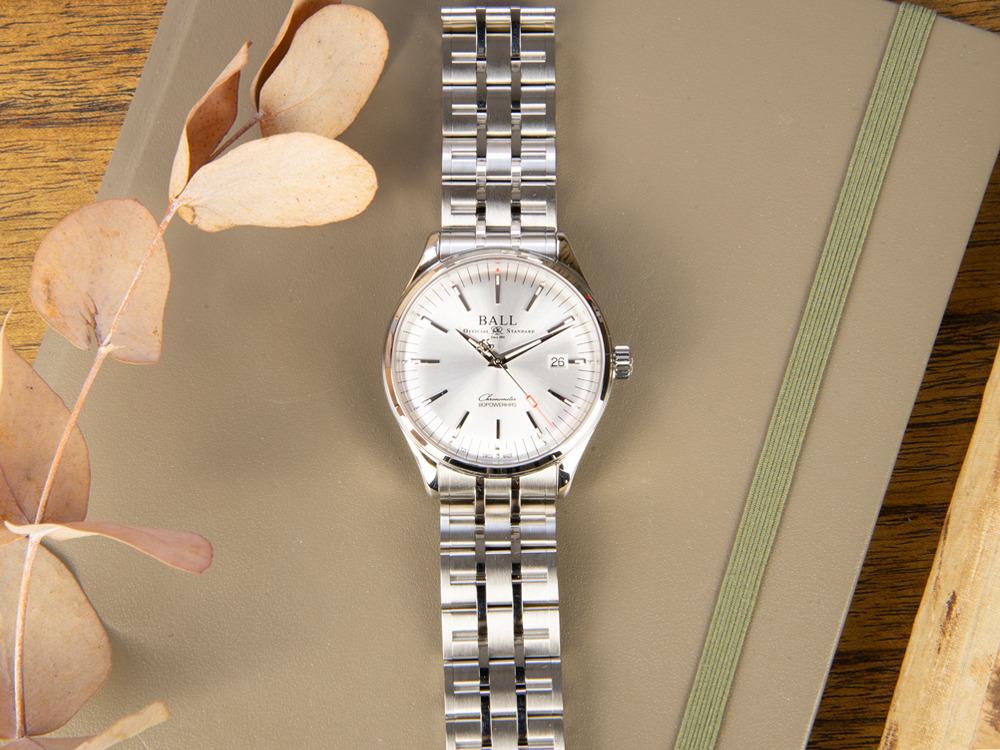 Reloj Automático Ball Trainmaster Manufacture 80 hours, COSC, NM3280D-S1CJ-SL