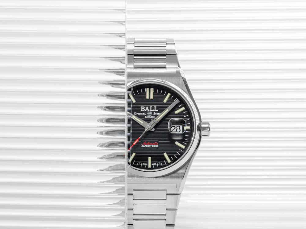 Reloj Automático Ball Roadmaster Perseverer, Negro, 40 mm, NM9050C-S1-BK