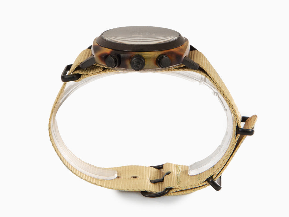 Reloj Briston Clubmaster Classic Safari, Negro, 40 mm, 14140.PBAM.TS.5.NK